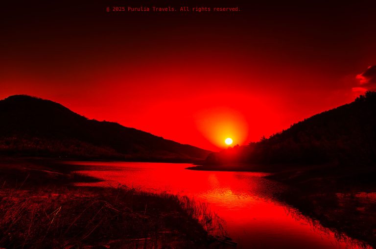 Sunset-in-Khairabera-Dam---Purulia-Travels